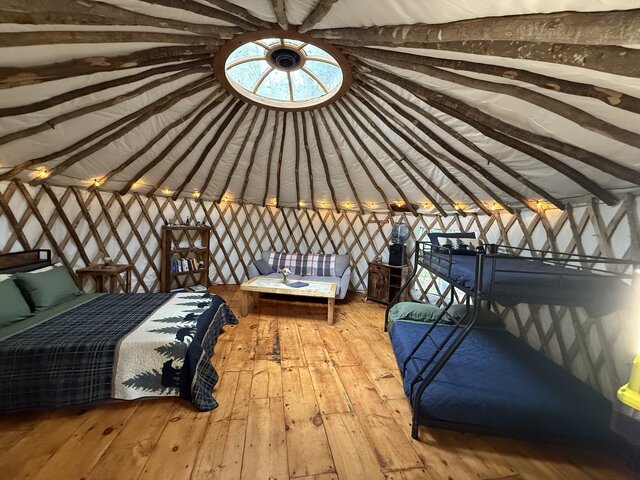 Image 2 for Birch Haven Yurt – Hand-Built 20ft