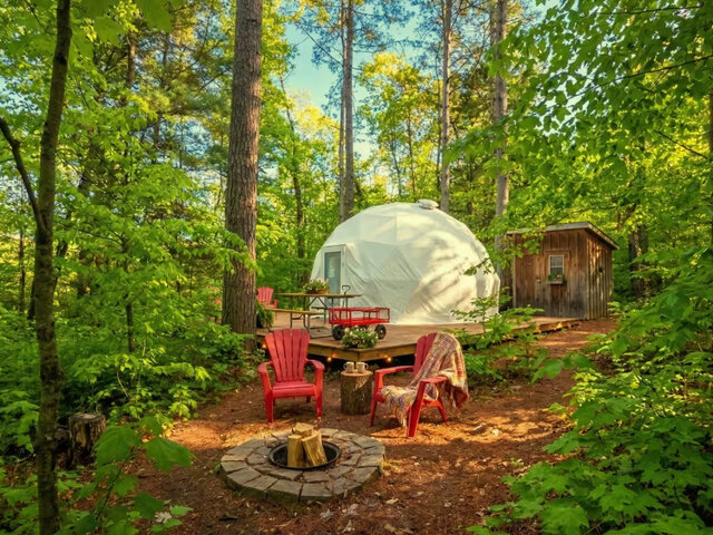 Image 1 for Geodesic Hillside Dome