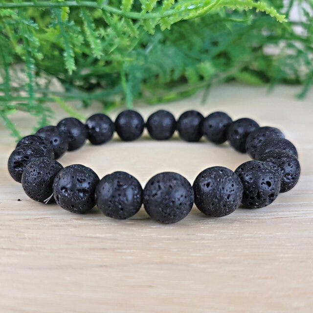 Image 1 for Lava Stone Bracelet