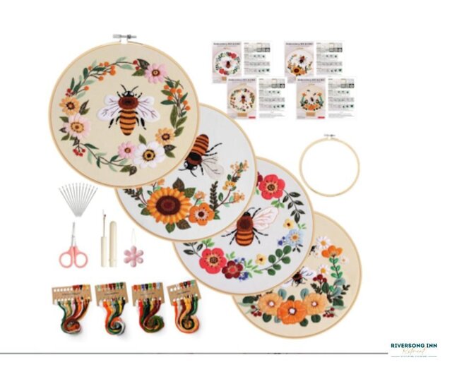 Image 1 for Embroidery Kit - Bee