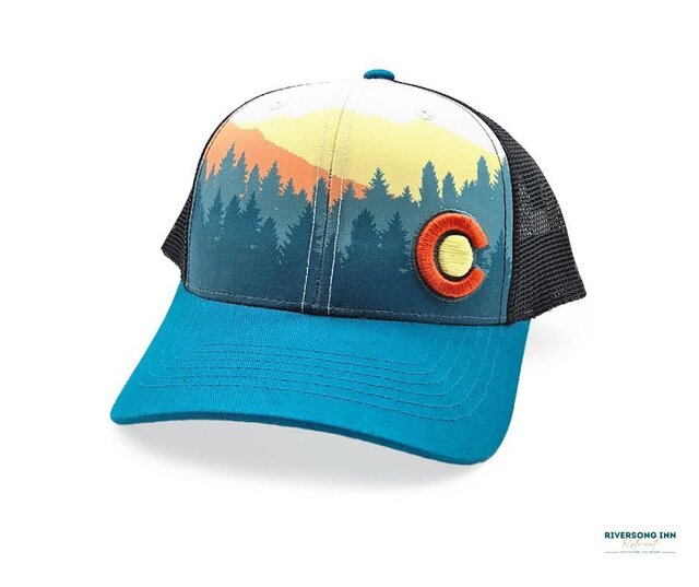 Image 2 for Alpine Teal Trucker Hat