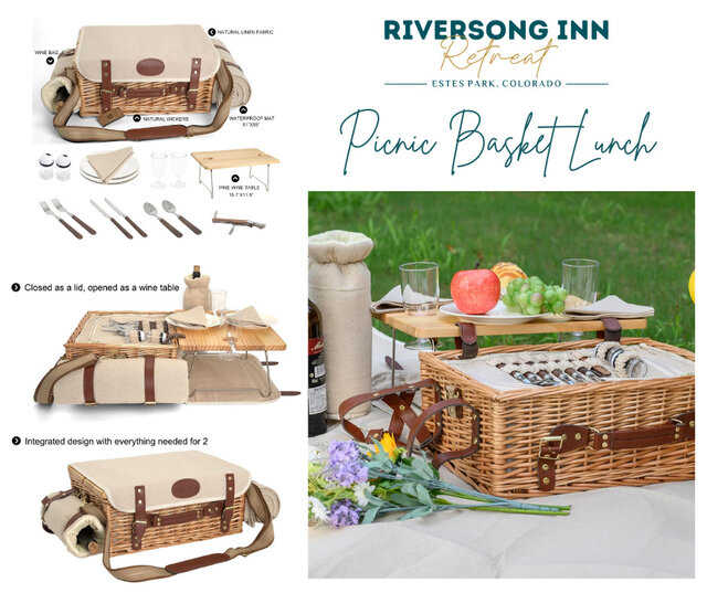 Image 3 for Standard Picnic Basket Lunch for Two - Ready at 10