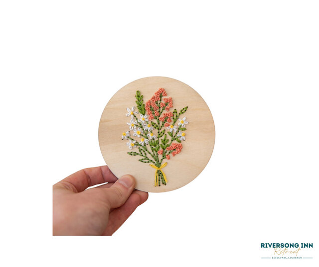 Image 1 for Daisy Bouquet Embroidery Kit