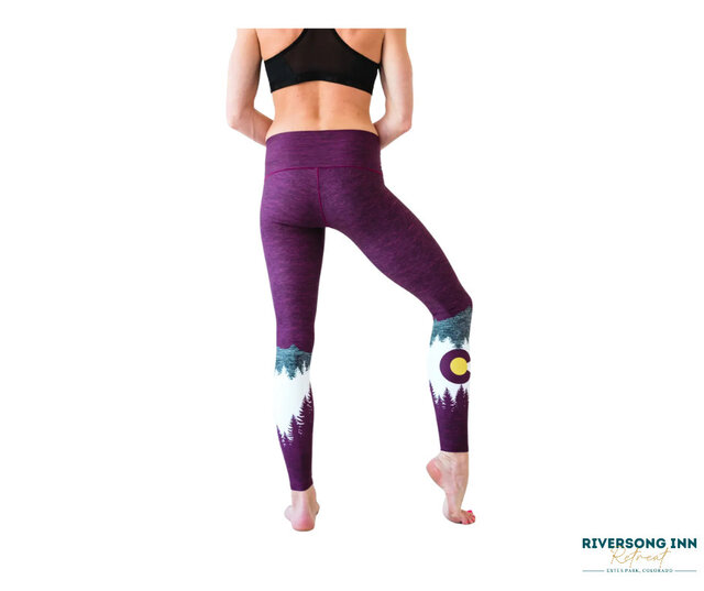 Image 1 for Burgundy Native Yoga Pants - 2XL