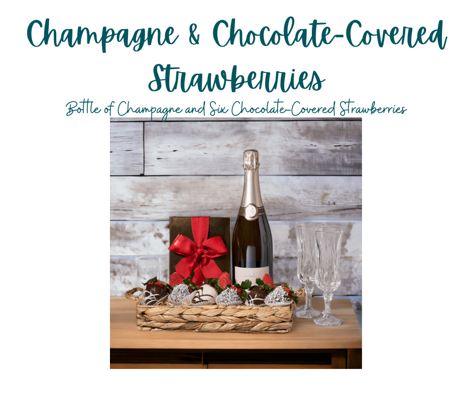 Image for Champagne and Chocolate Covered Strawberries - $75.20