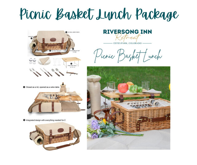 Image 1 for Picnic Basket Lunch Package - $89.00