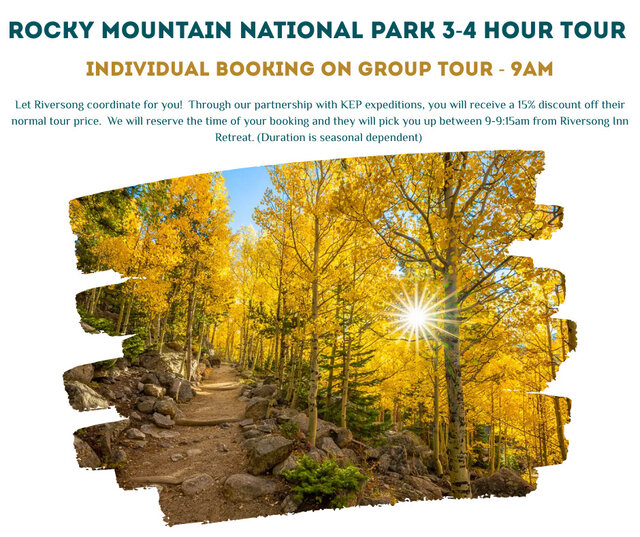 Image 1 for RMNP 4-Hour Group Tour ($84 Per Person) – 9 AM