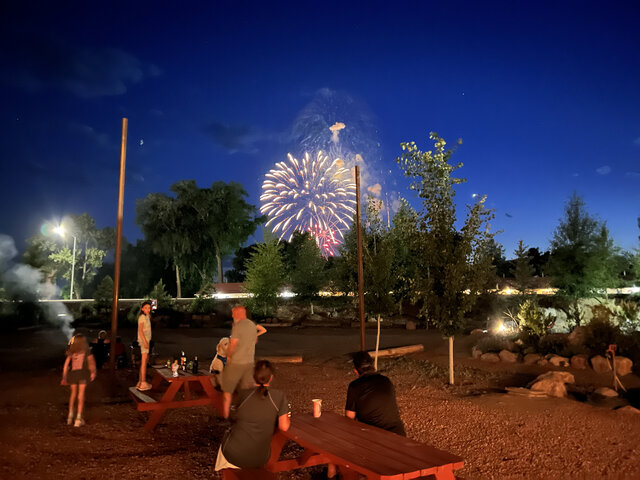 Confluence Park Fireworks viewing is always available