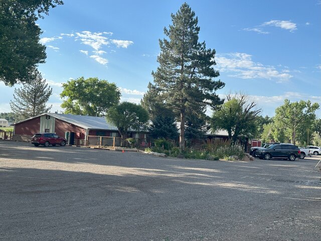 Our hotel is engulfed in greenery