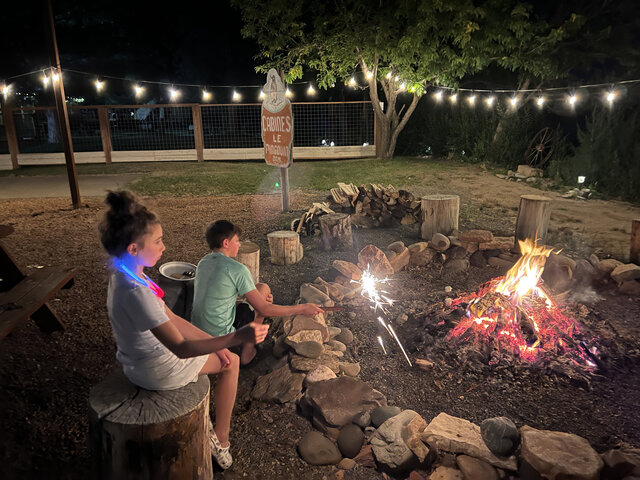 We provide the Smores (during special events)