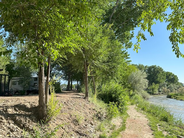 Property has 2,000' of river frontage walking trails to explore