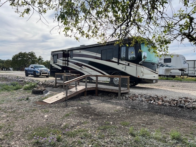 Image 1 for 17 Pull-Thru RV Site w/Deck Fits RV up to 50ft+